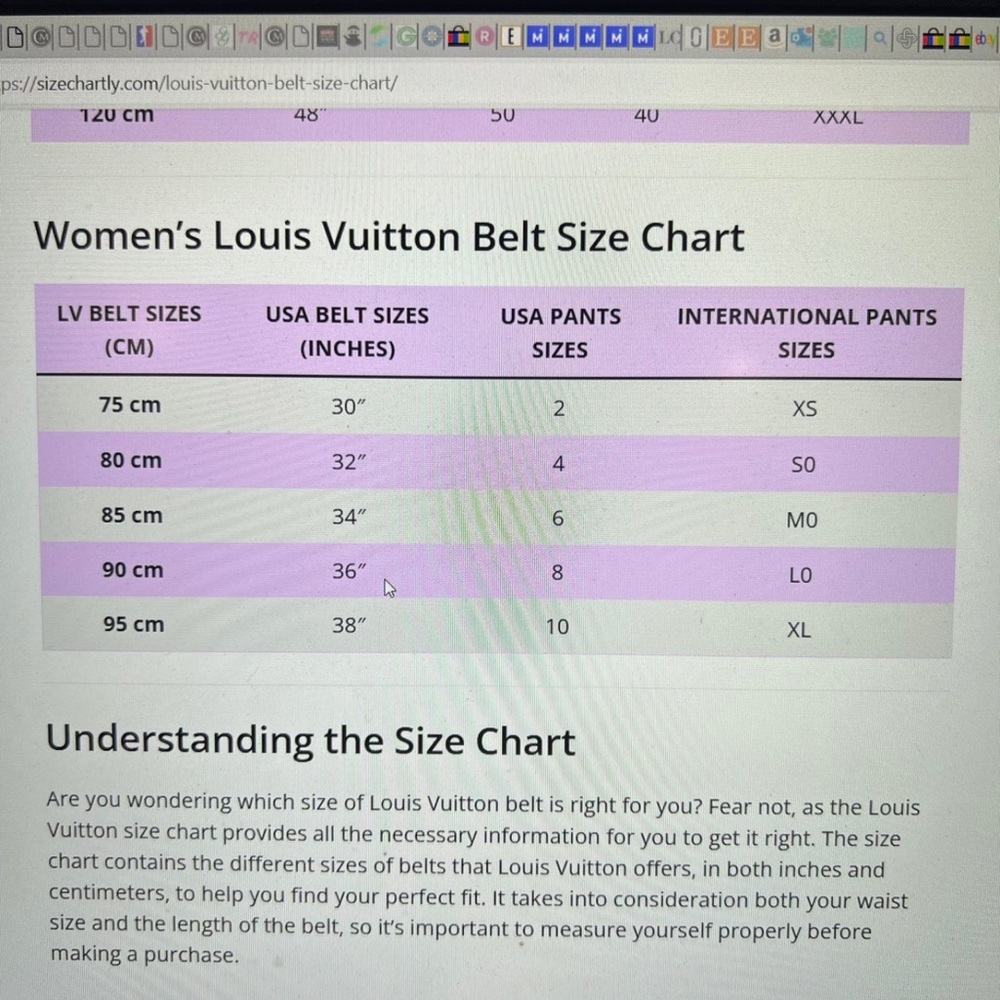 Louis Vuitton Multicolor REVERSIBLE Belt Size 90/36 - Picture 3 of 11